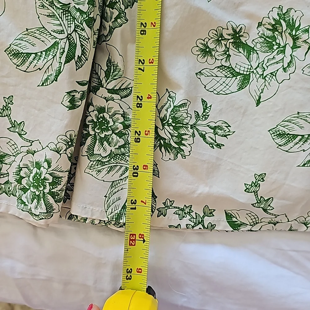 Rachel Parcell size 6 green dress fits like a size 8 sage toile sundress - Picture 12 of 12